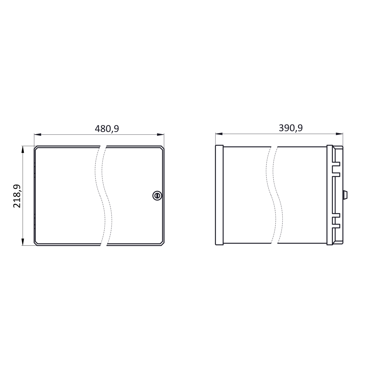 Защищённый блочный каркас 4U84HP285