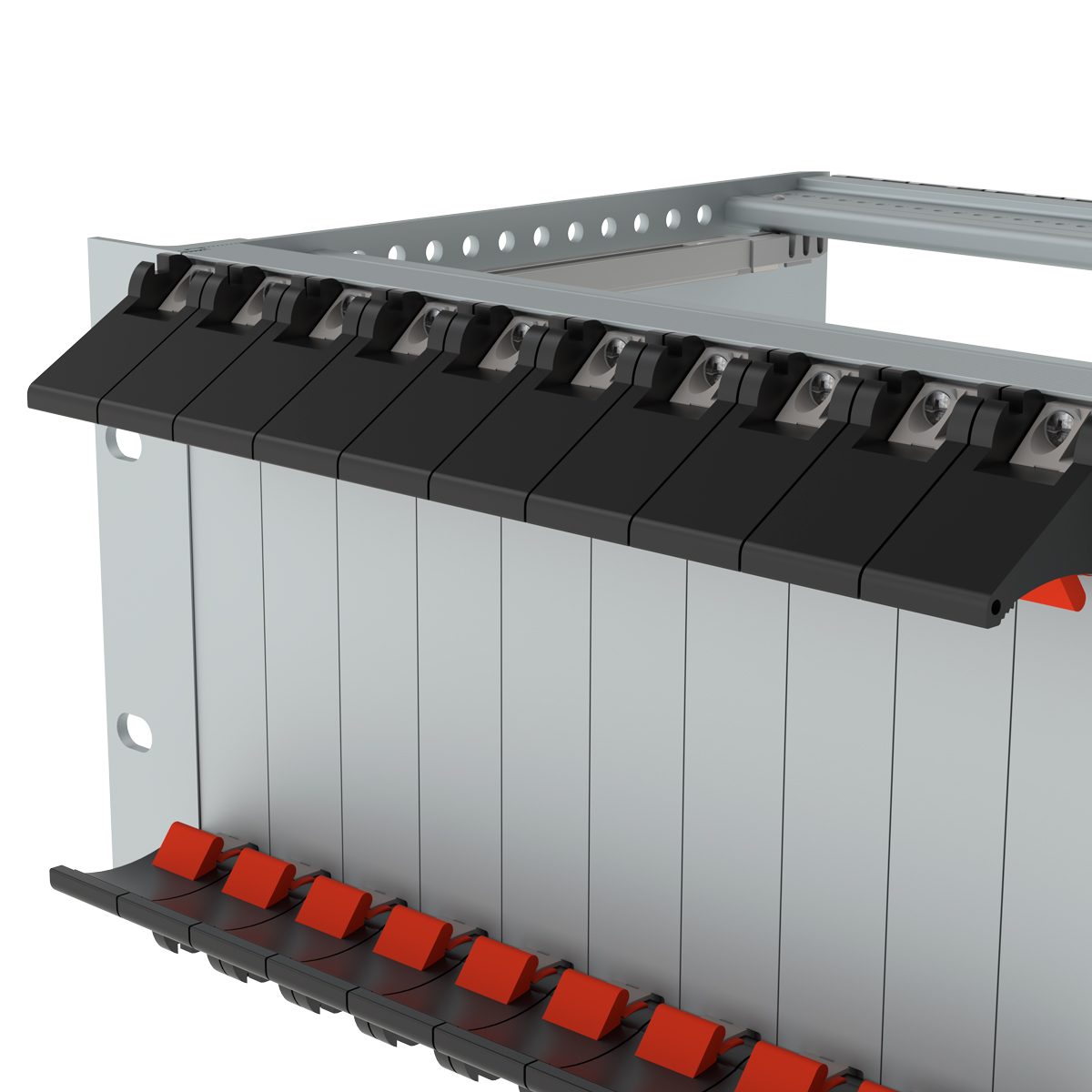 Лицевая панель 3U4HP под инжектор-экстрактор тип V-2/V-W верх/низ