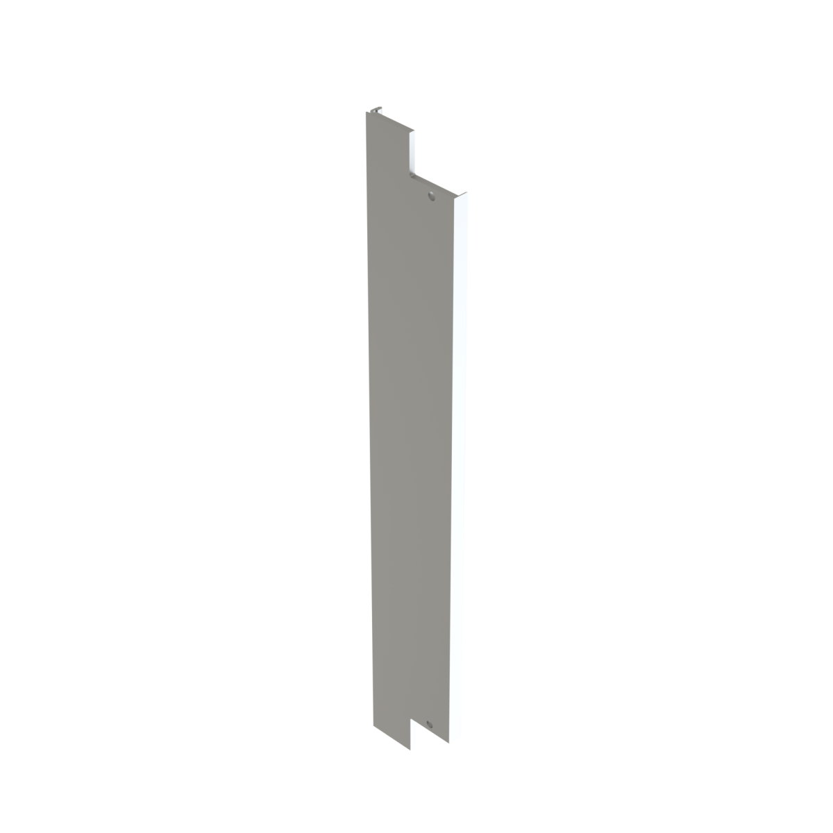 Лицевая панель U-образная 3U11HP под ручку-экстрактор тип 3 верх/низ