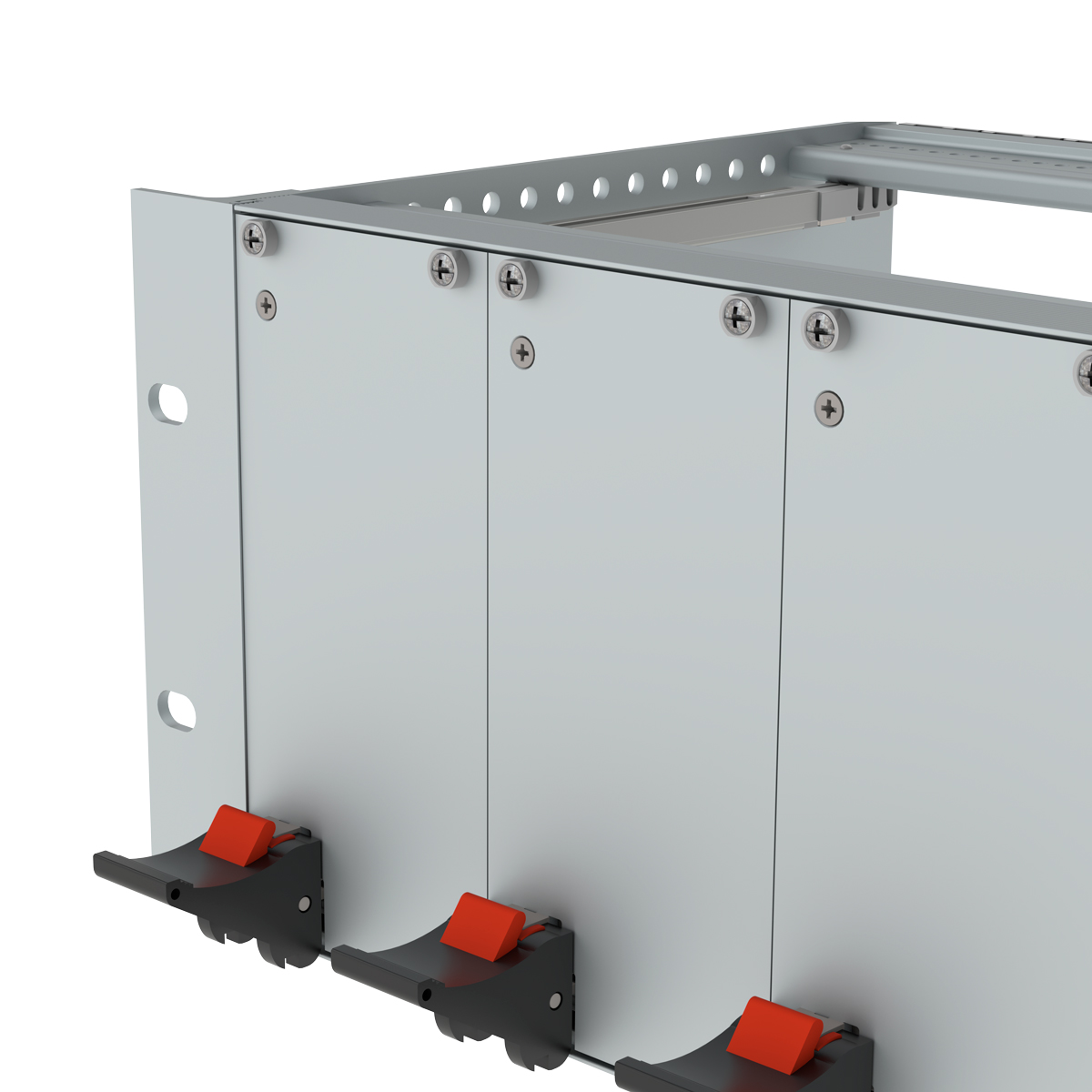 Лицевая панель 3U7HP под инжектор-экстрактор тип V-2/V-W низ