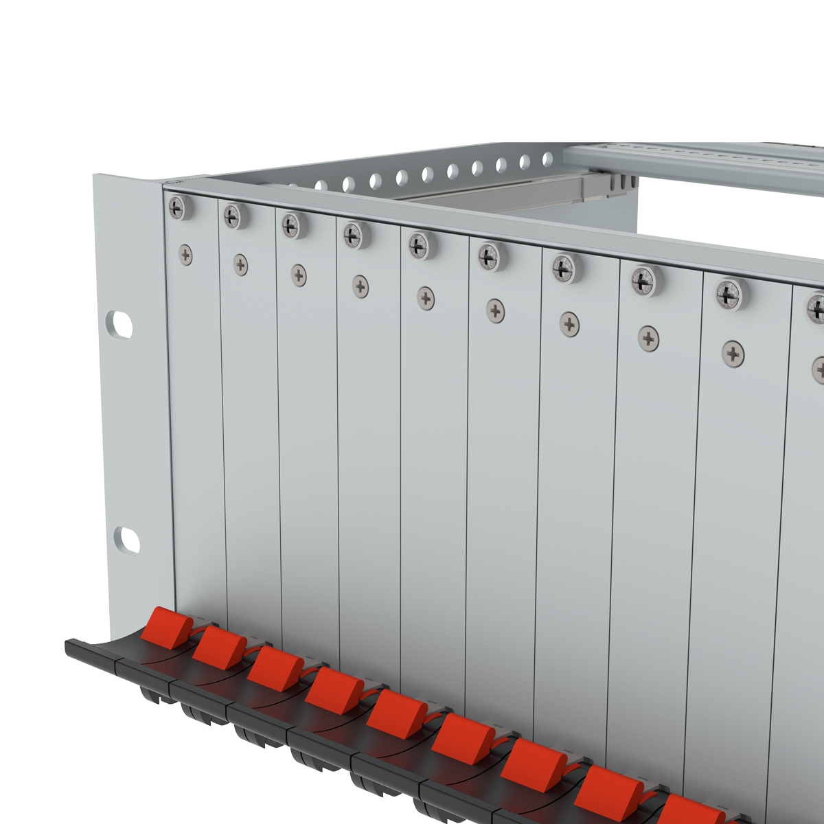 Лицевая панель 6U4HP под инжектор-экстрактор тип V-2/V-W низ