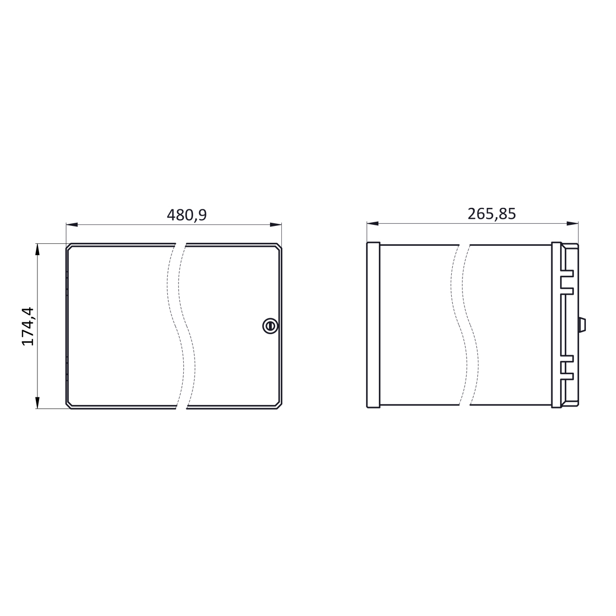 Защищённый блочный каркас 3U84HP160