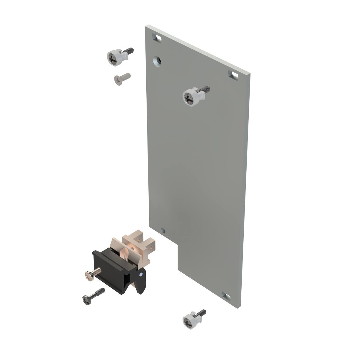 Лицевая панель 4U11HP под ручку-экстрактор тип 3 низ