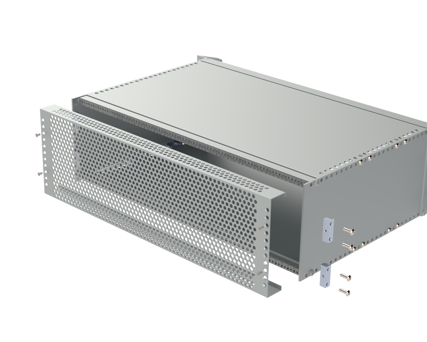 Задняя панель перфорированная 3U84HP RXB