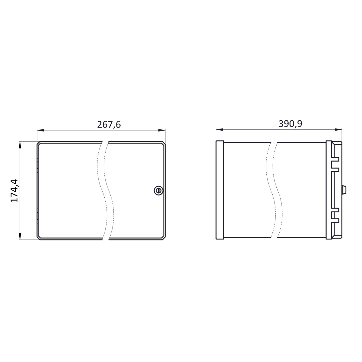 Защищённый блочный каркас 3U42HP285