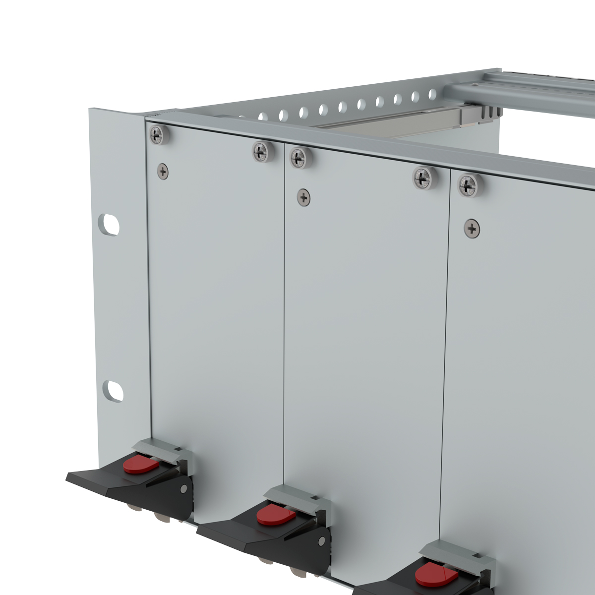 Лицевая панель 6U9HP под инжектор-экстрактор тип V-1 низ