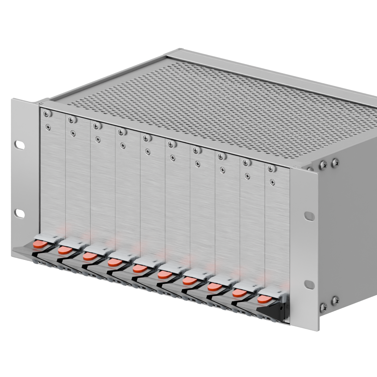 Лицевая панель 3U5HP под инжектор-экстрактор тип V-1 низ