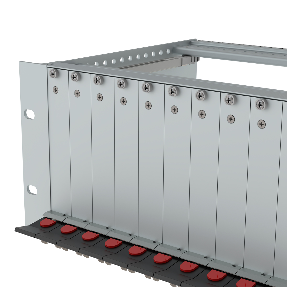 Лицевая панель 3U4HP под инжектор-экстрактор тип V-1 низ