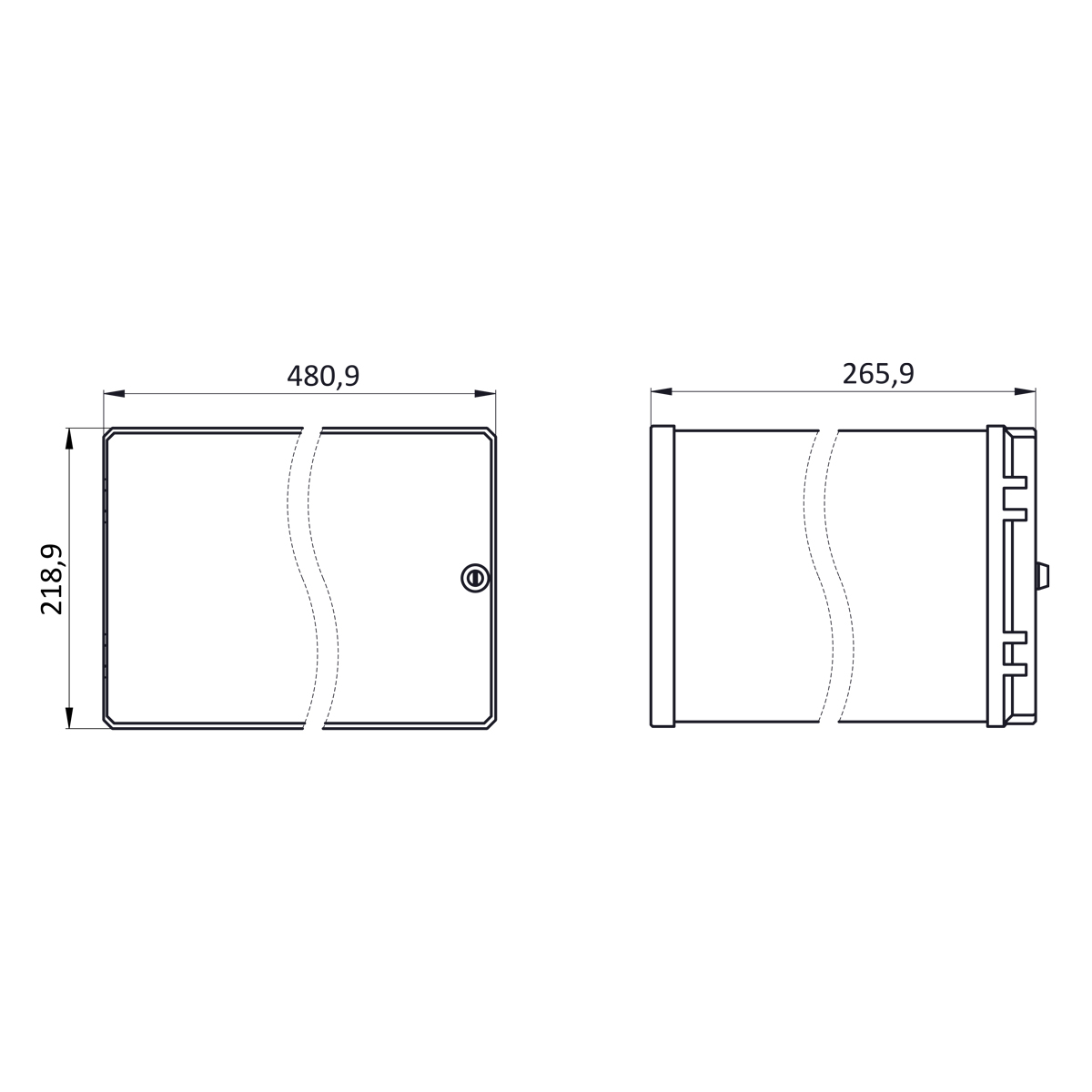 Защищённый блочный каркас 4U84HP160