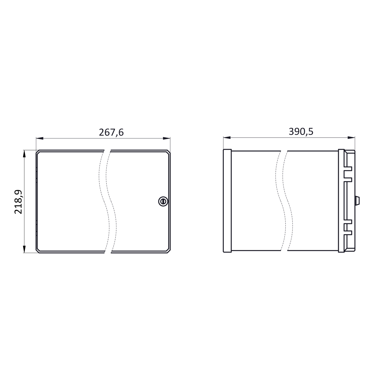 Защищённый блочный каркас 4U42HP285
