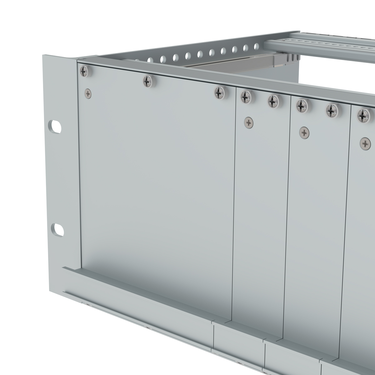 Лицевая панель U-образная 4U42HP под ручку трапециевидную/г-образную
