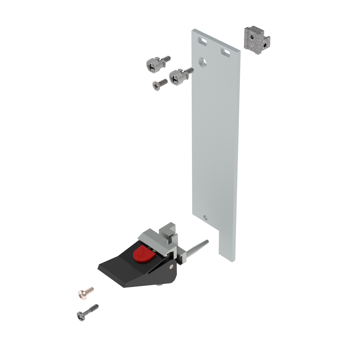 Лицевая панель 6U6HP под инжектор-экстрактор тип V-1 низ