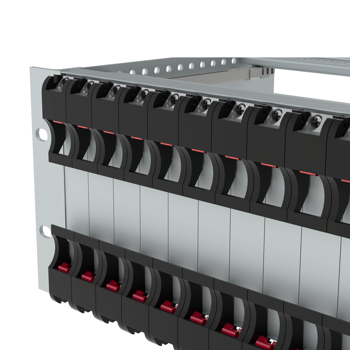 Лицевая панель 6U4HP под инжектор-экстрактор тип V-2/V-W верх/низ