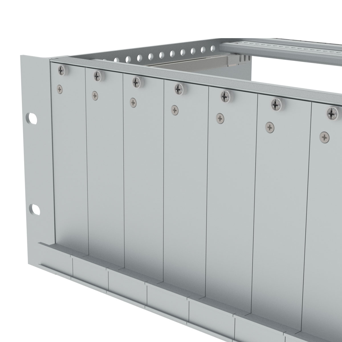 Лицевая панель U-образная 6U6HP под ручку трапециевидную/г-образную