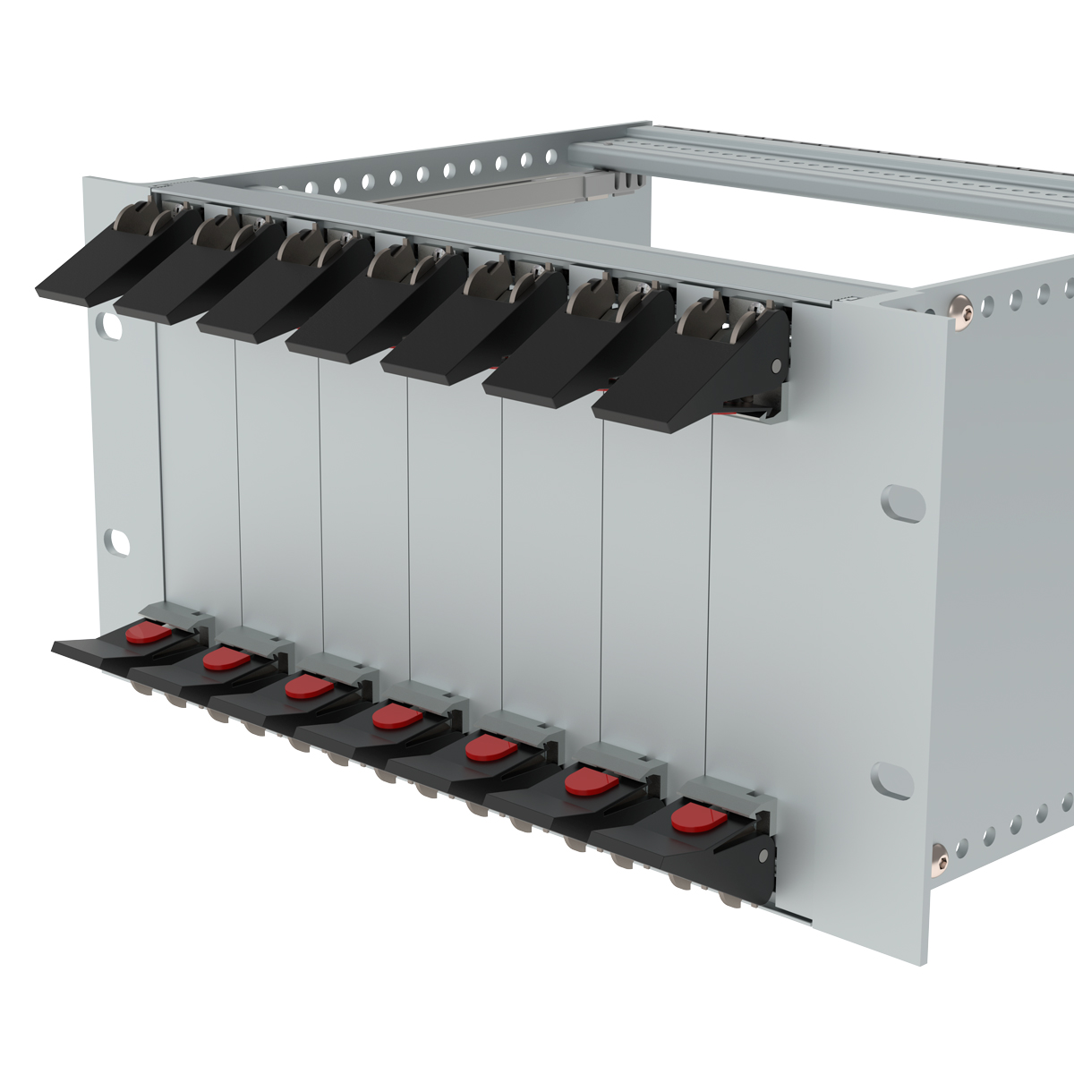 Лицевая панель 3U5HP под инжектор-экстрактор тип V-1 верх/низ