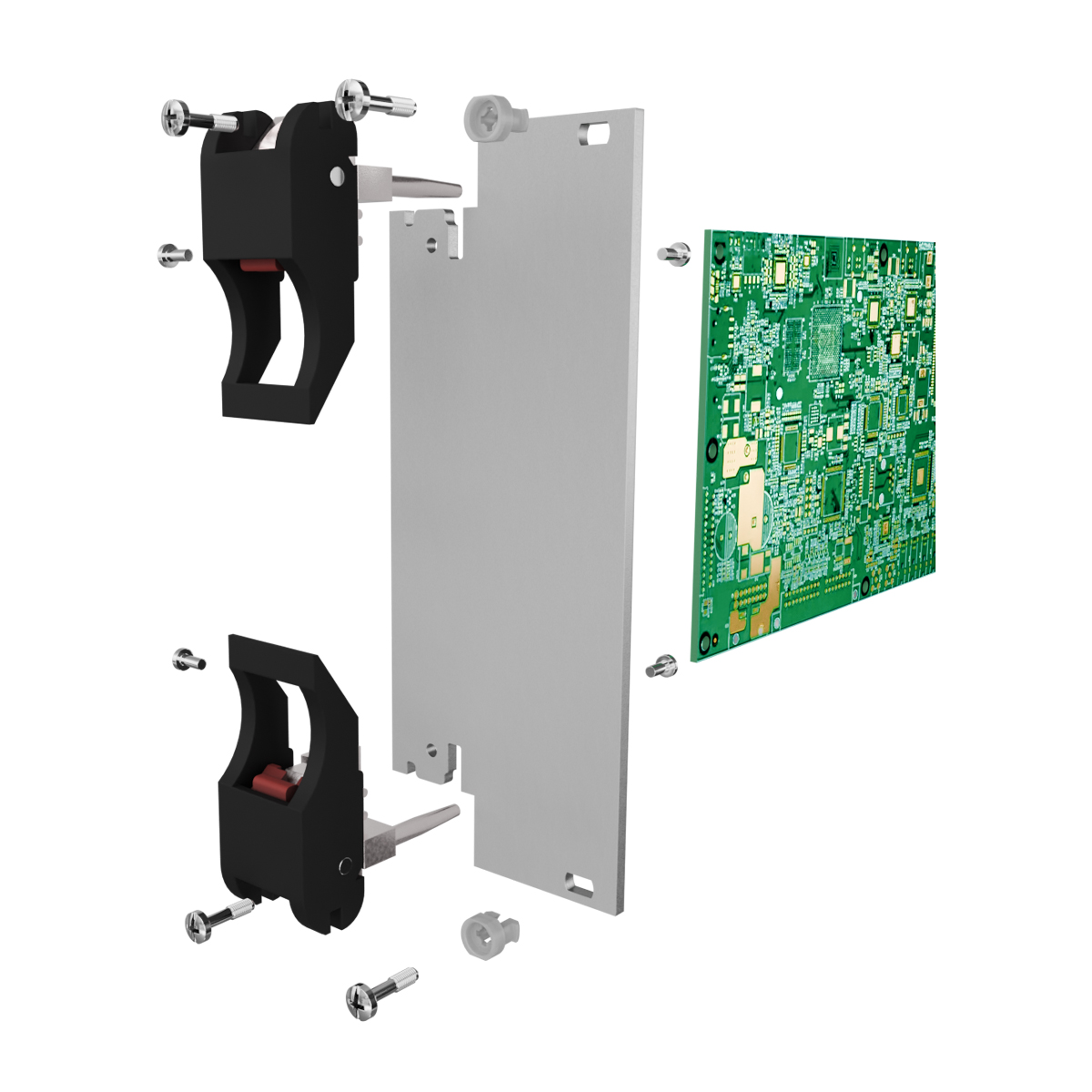 Лицевая панель 3U7HP под инжектор-экстрактор тип V-2/V-W верх/низ