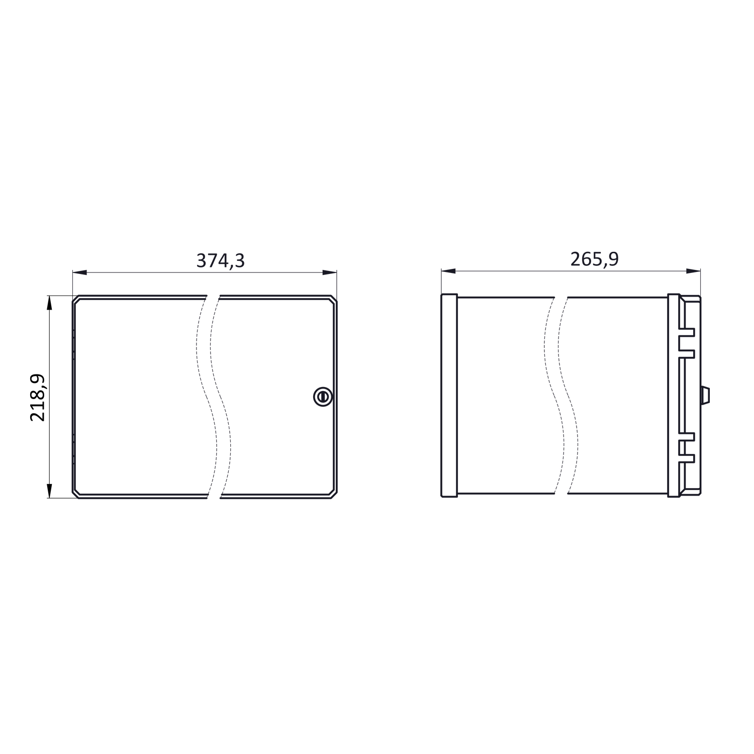 Защищённый блочный каркас 4U63HP160