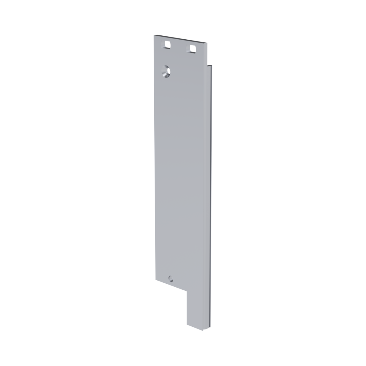 Лицевая панель U-образная 3U6HP под ручку-экстрактор тип 3 низ