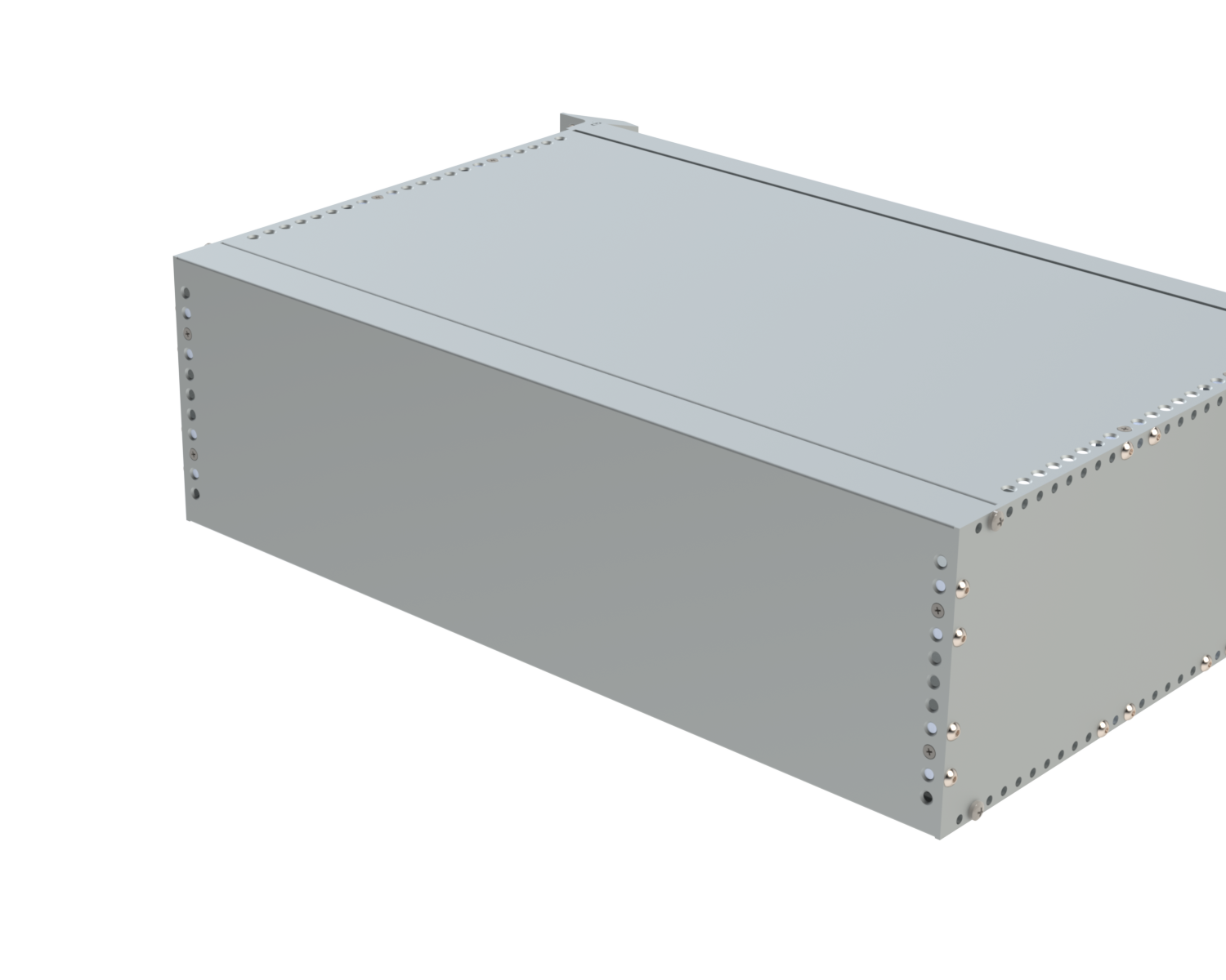 Задняя панель неперфорированная 3U84HP RXB