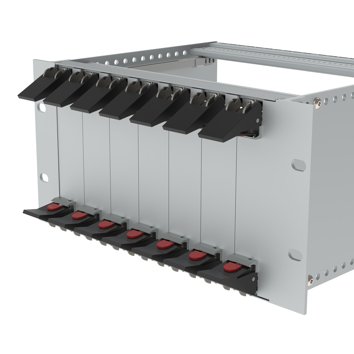 Лицевая панель U-образная 6U5HP под инжектор-экстрактор тип V-1 верх/низ