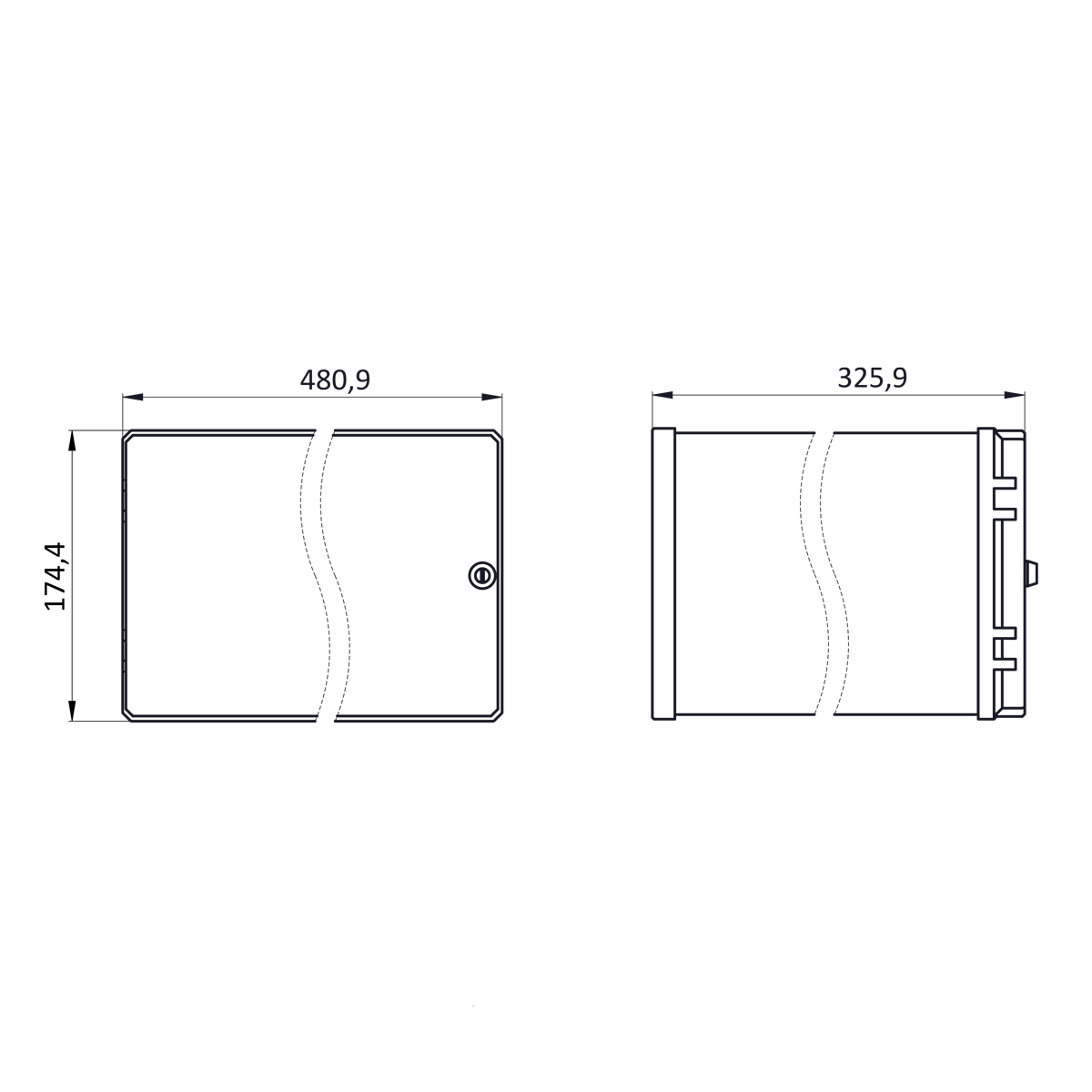 Защищённый блочный каркас 3U84HP220