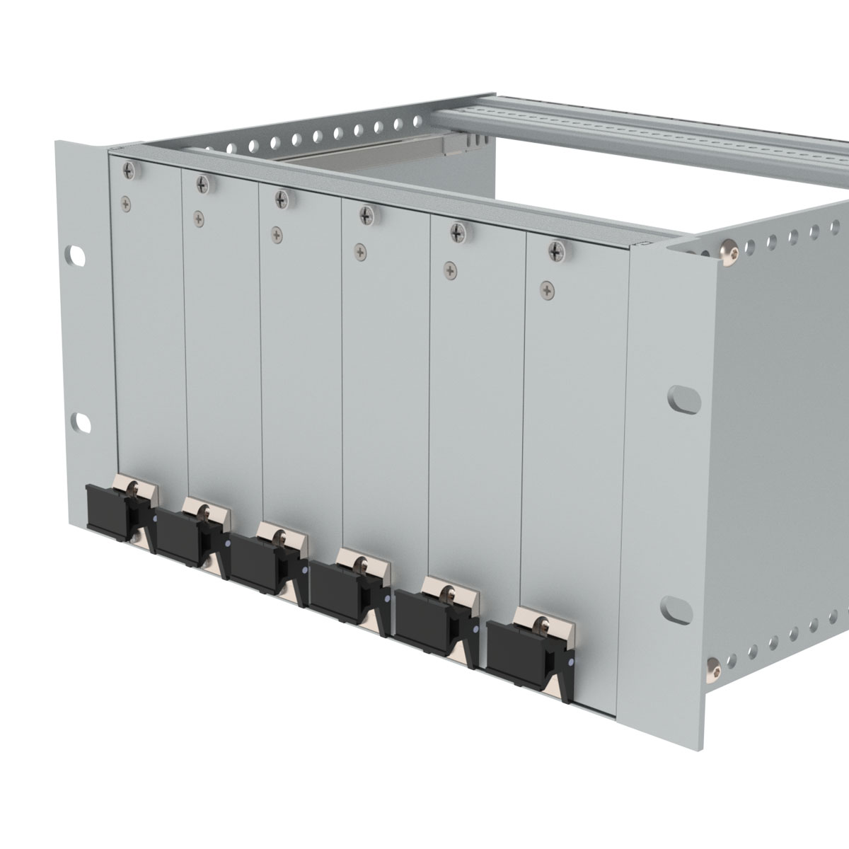 Лицевая панель U-образная 6U7HP под ручку-экстрактор тип 3 низ