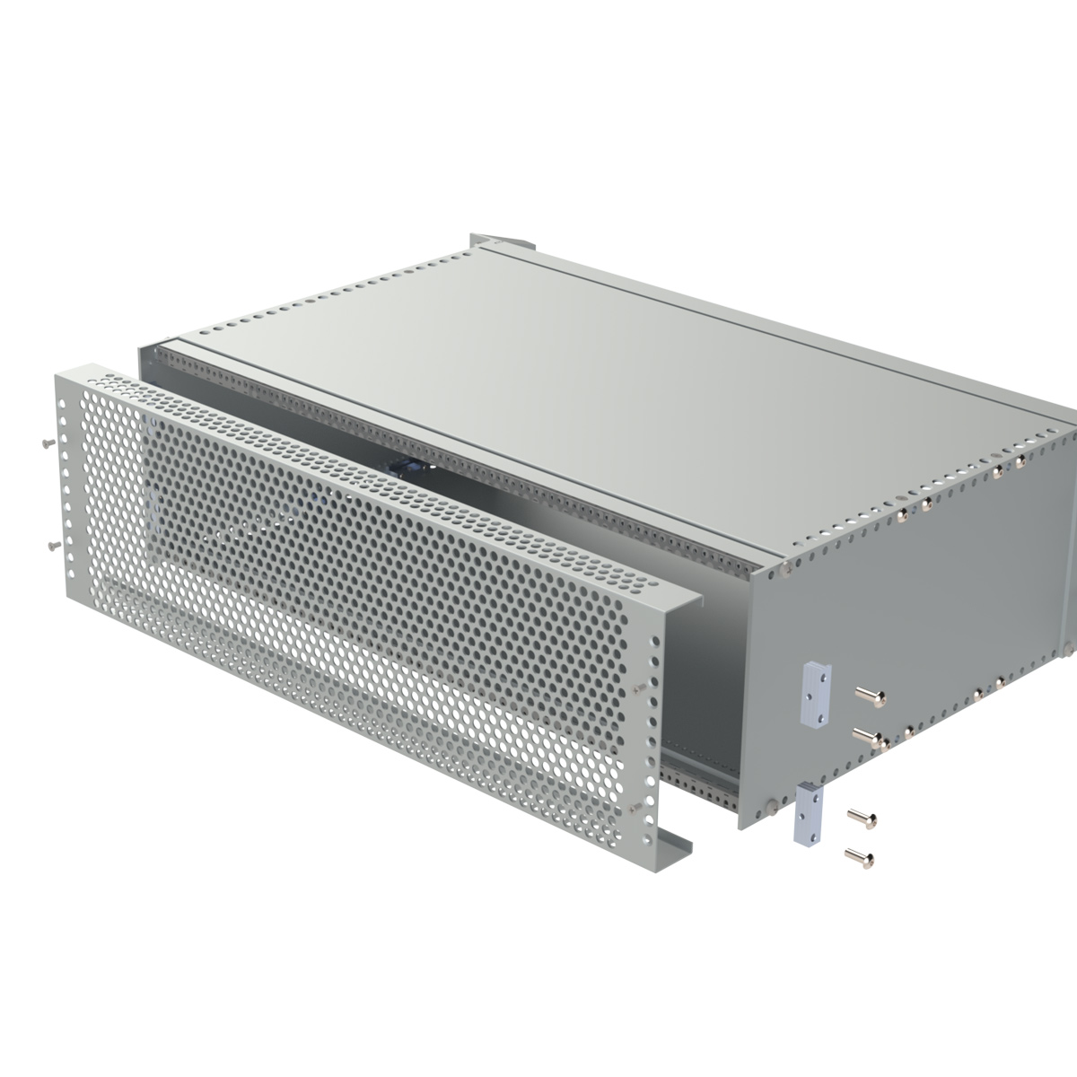 Задняя панель перфорированная 6U56HP RXA