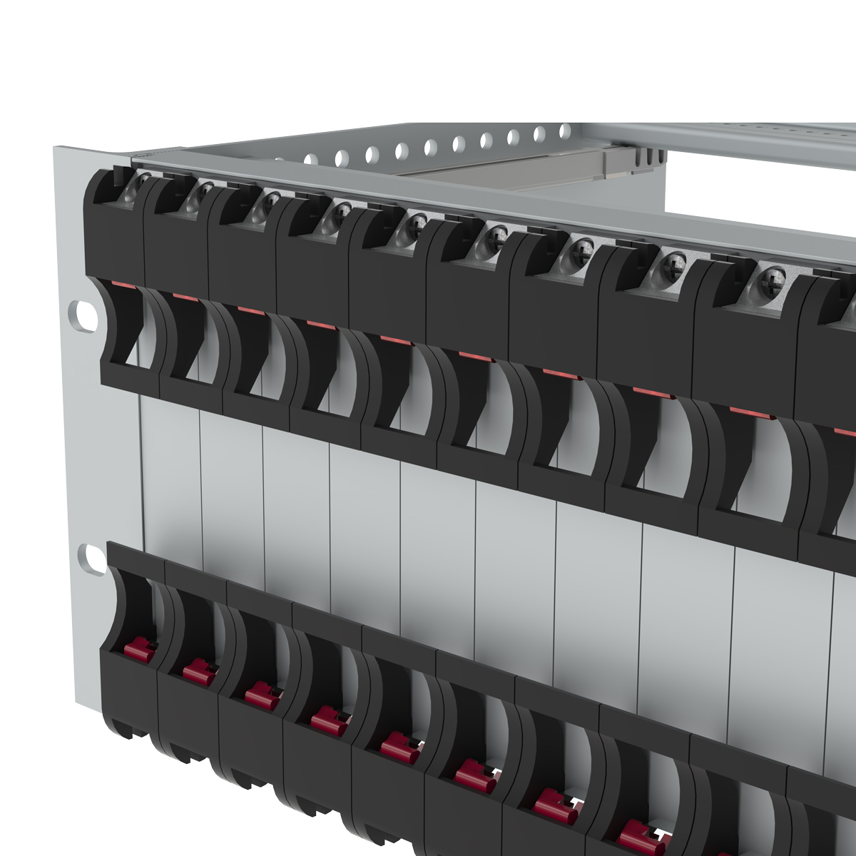 Лицевая панель U-образная 6U4HP под инжектор-экстрактор тип V-2/V-W верх/низ