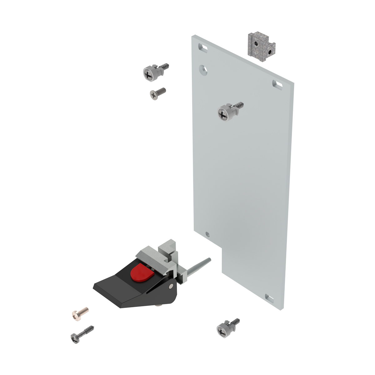 Лицевая панель 4U10HP под инжектор-экстрактор тип V-1 низ