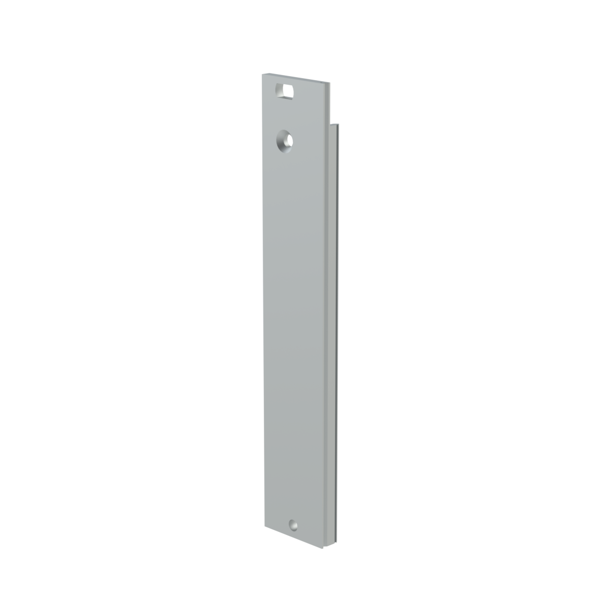 Лицевая панель U-образная 6U4HP под ручку-экстрактор тип 3 низ