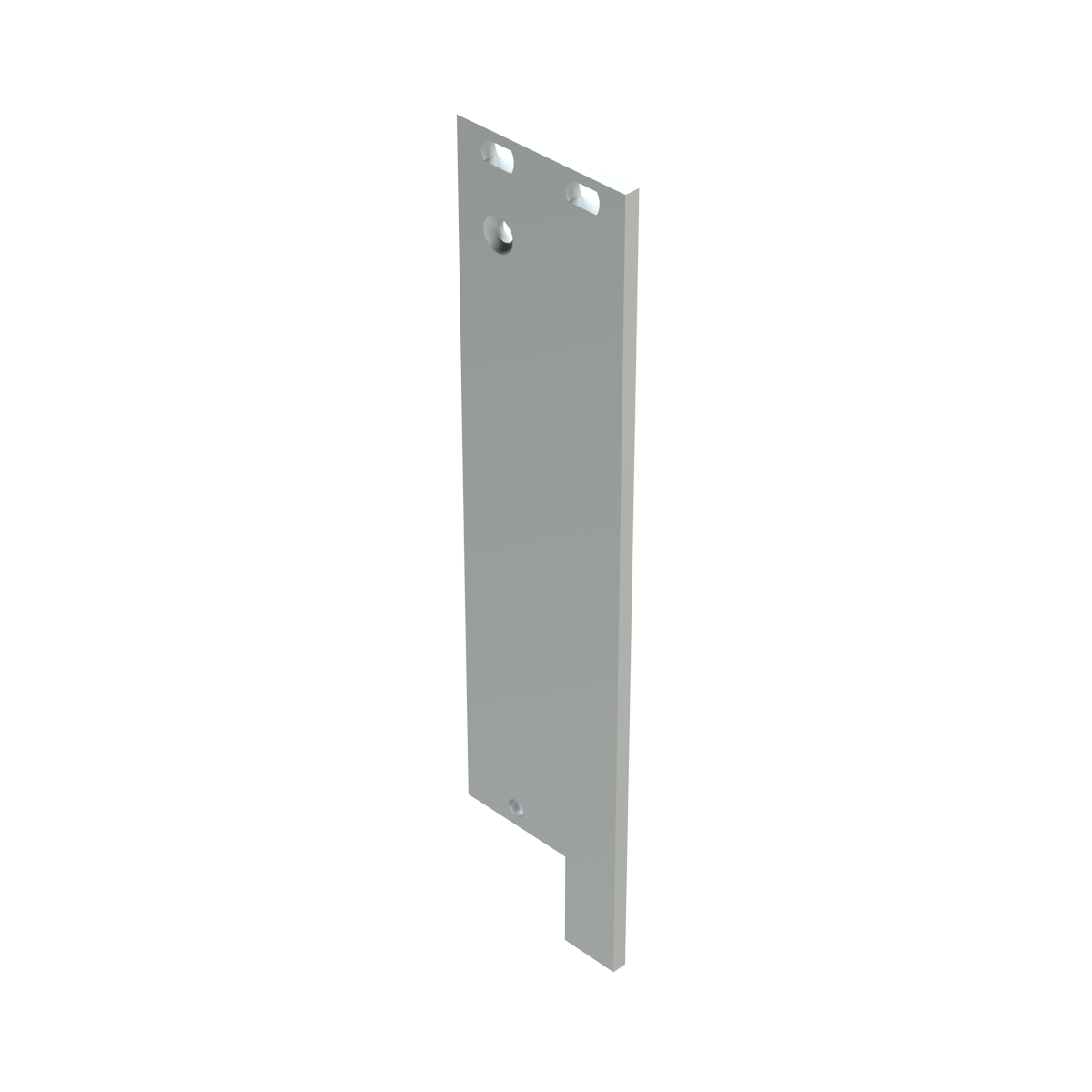 Лицевая панель 3U6HP под ручку-экстрактор тип 3 низ