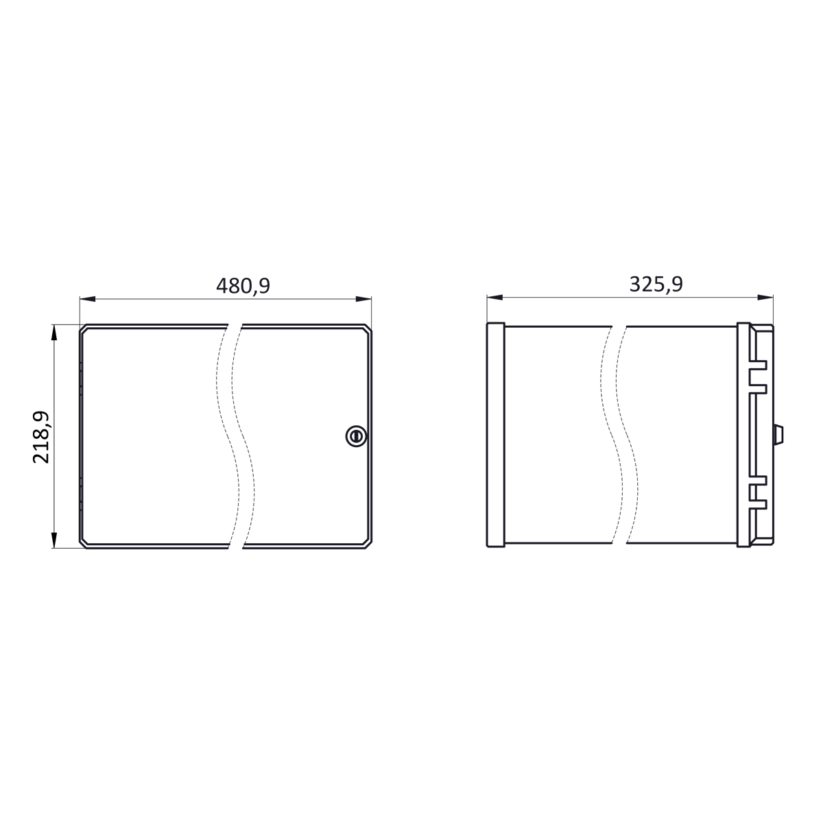 Защищённый блочный каркас 4U84HP220