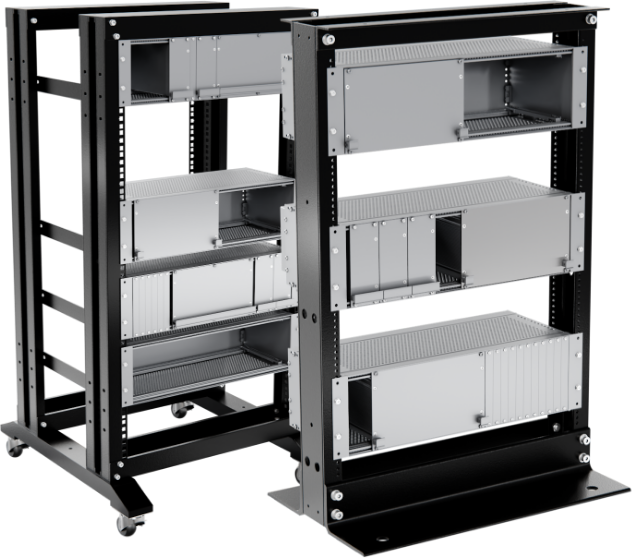 19-дюймовые открытые напольные стойки