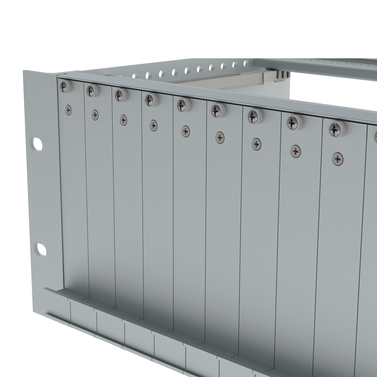 Лицевая панель U-образная 6U4HP под ручку трапециевидную/г-образную