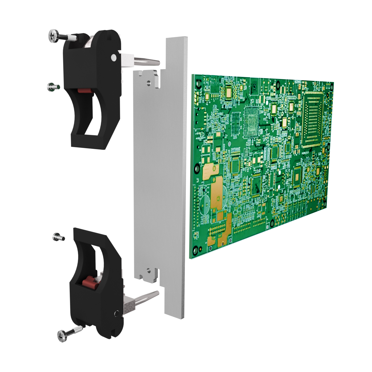 Лицевая панель 3U5HP под инжектор-экстрактор тип V-2/V-W верх/низ