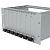Лицевая панель 4U5HP под ручку-экстрактор тип 3 низ